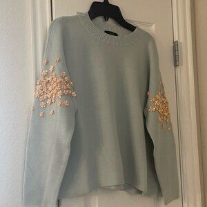 J. Crew Embellished Sweater